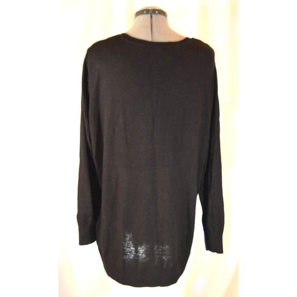 Simply Vera Wang Layered Look Black Sweater size 2X - Picture 3 of 4